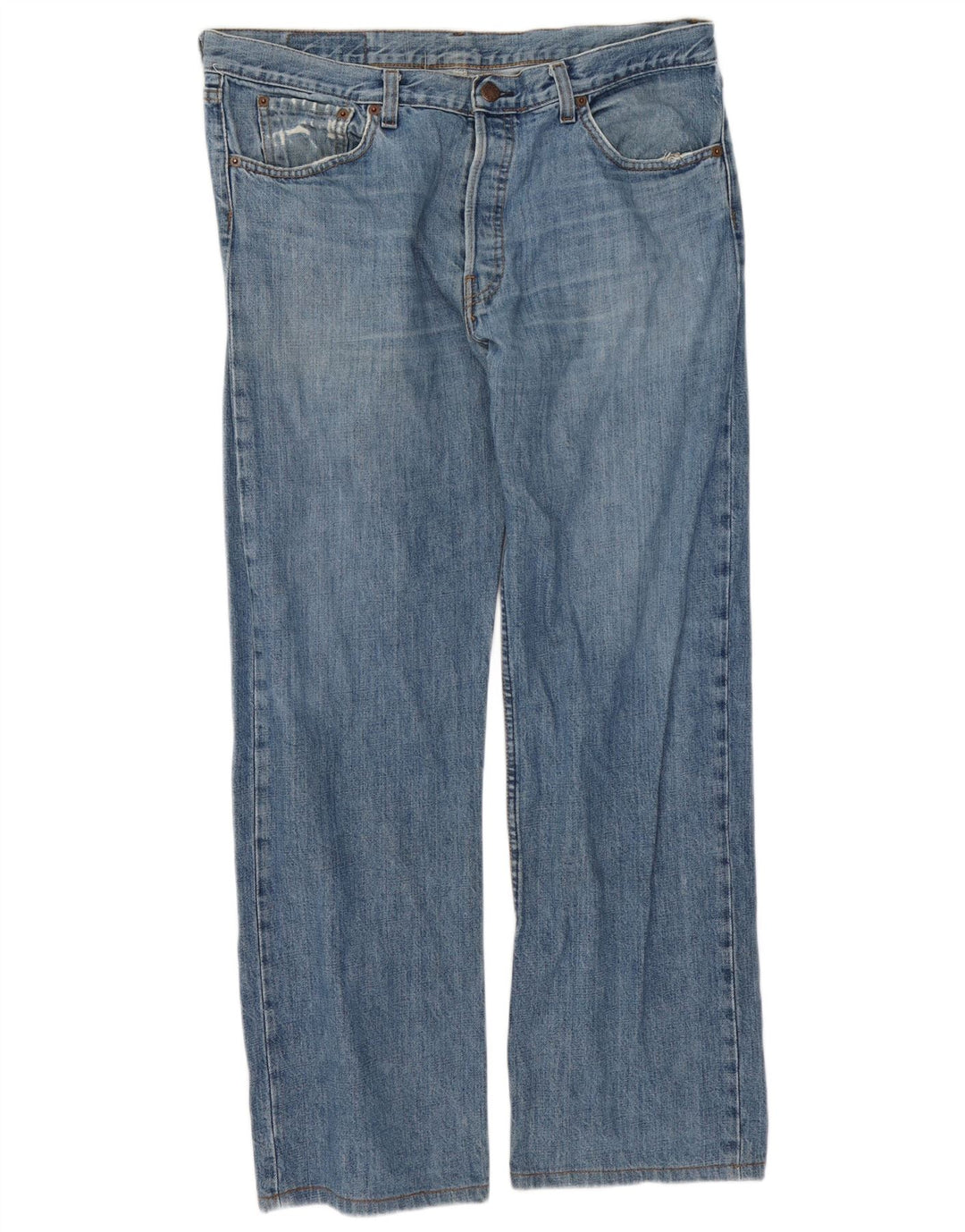 Blugi drepti pentru bărbați Levi's 501 W38 L30 Bumbac albastru