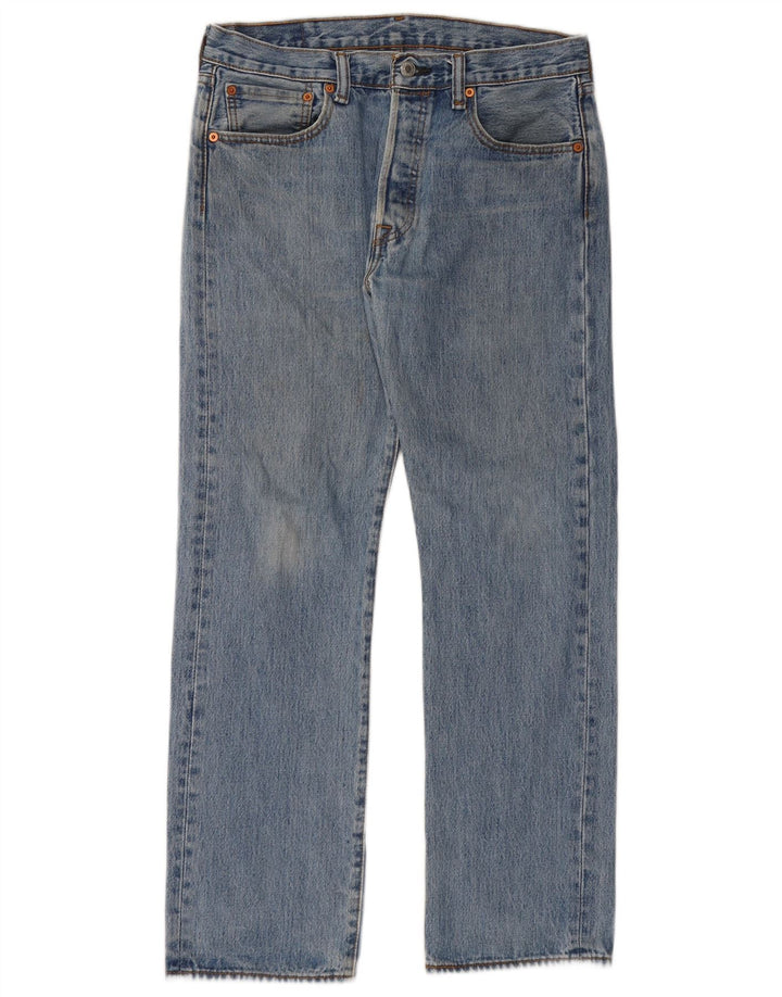 Blugi drepti pentru bărbați Levi's 501 W32 L30 Bumbac albastru