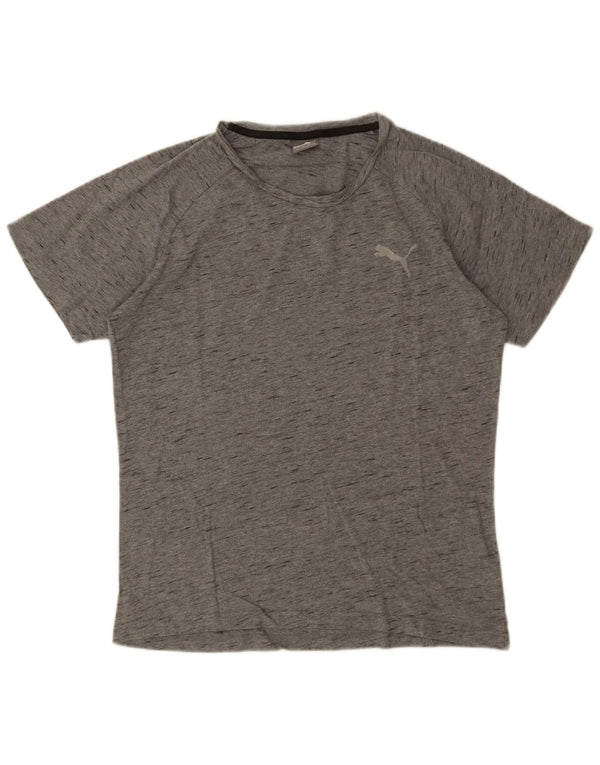 Tricou pentru bărbați Puma Top mare din bumbac cu pete gri