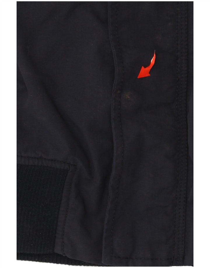 Jachetă bomber cu glugă pentru bărbați Fat Face UK 36 Poliester bleumarin mic