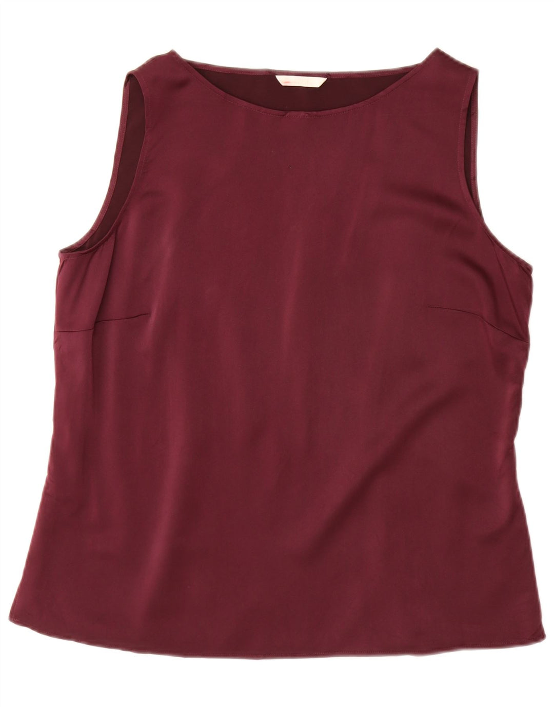 Bluză fără mâneci pentru femei Marks & Spencer UK 18 XL Bordeaux Poliester