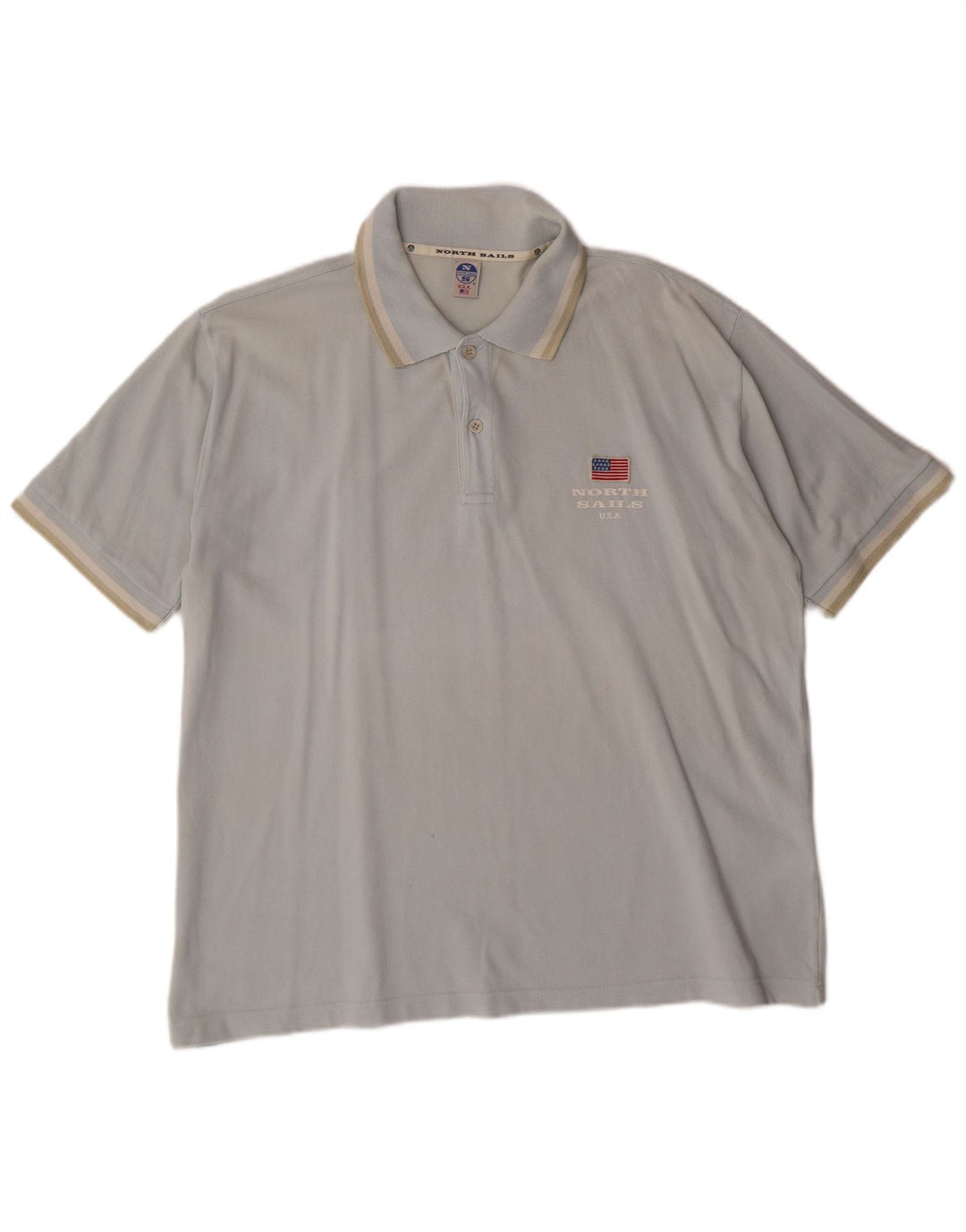 Tricou polo pentru bărbați North Sails XL, bumbac albastru