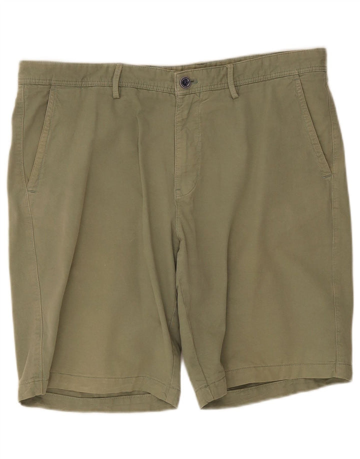 Pantaloni scurți chino Massimo Dutti pentru bărbați EU 44 Large W34 Khaki Bumbac