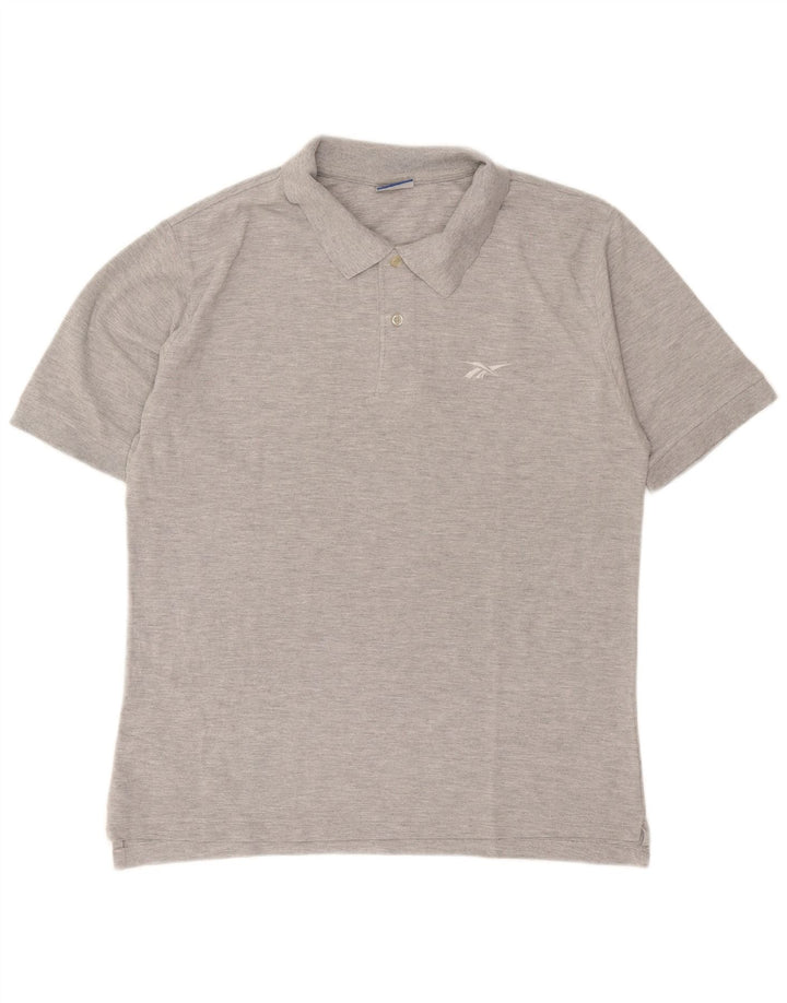 Tricou polo pentru bărbați Reebok XL bumbac gri