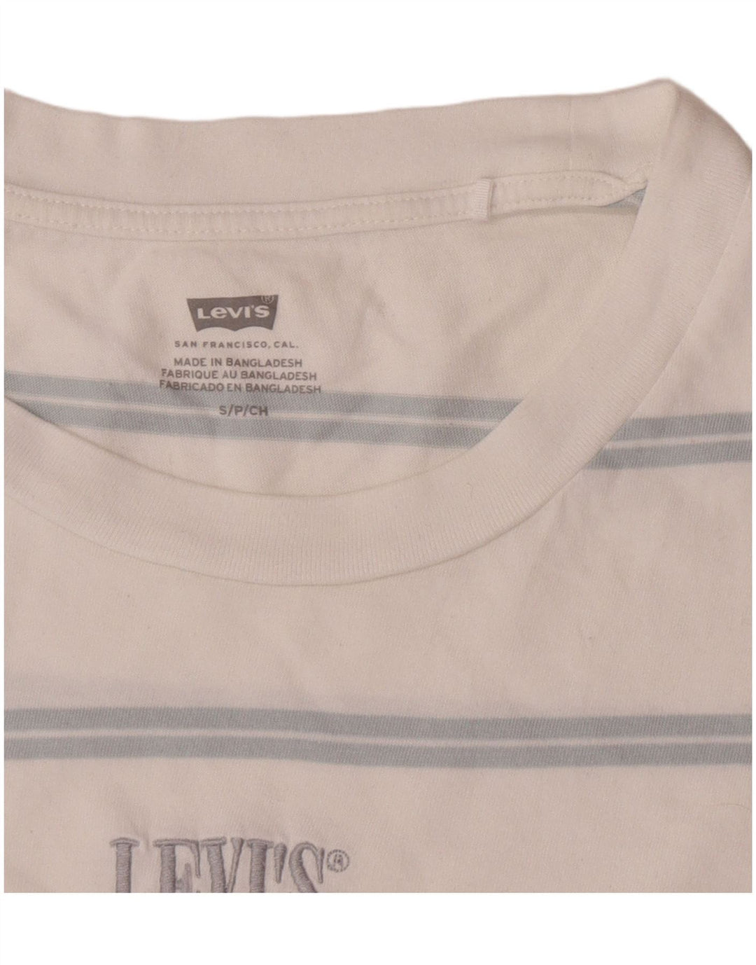 Tricou pentru femei Levi's Top UK 10 Small White Striped