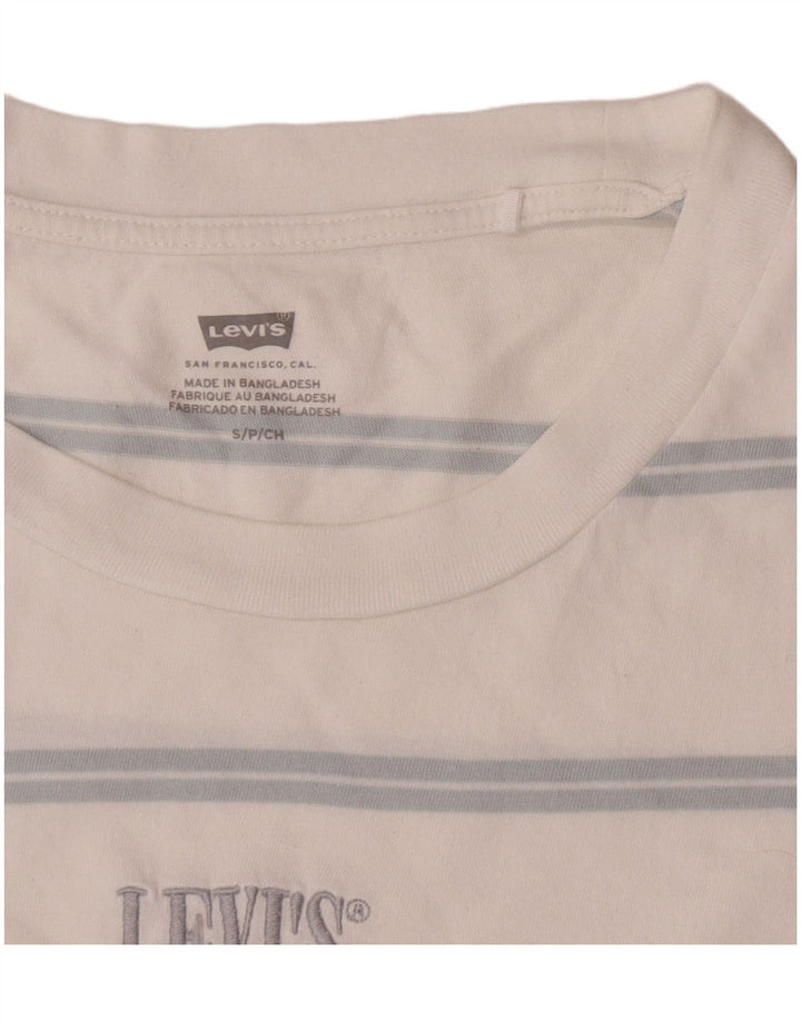 Tricou pentru femei Levi's Top UK 10 Small White Striped