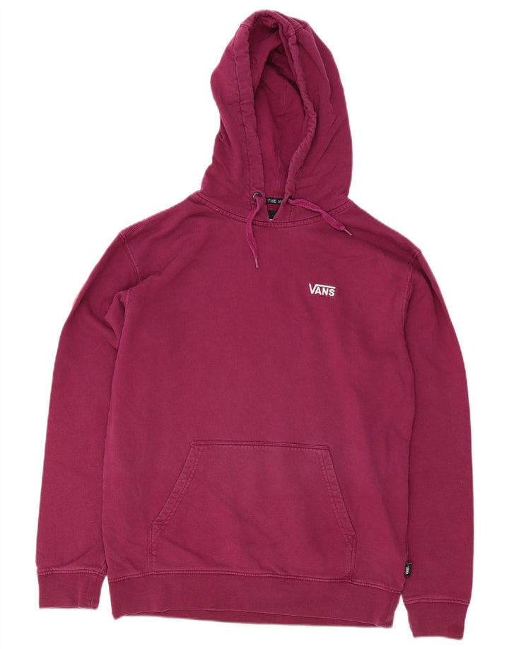 Pulover Vans pentru bărbați, bumbac burgundy mediu