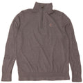 Pulover pentru bărbați TED BAKER, cu fermoar, cu gât, mărime 6 2XL, lână gri