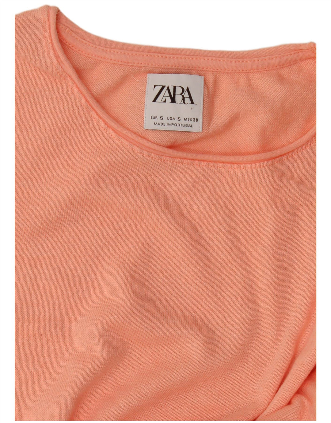 Tricou supradimensionat pentru femei Zara UK 10 Small Pink