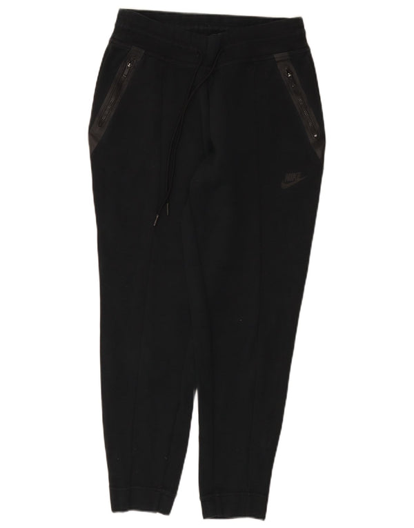 Pantaloni de trening Nike pentru femei Joggeri UK 12 Bumbac mediu negru