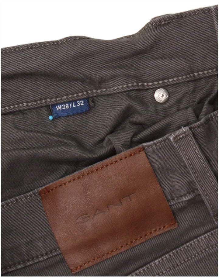 GANT Blugi drepti pentru bărbați W38 L32 bumbac gri