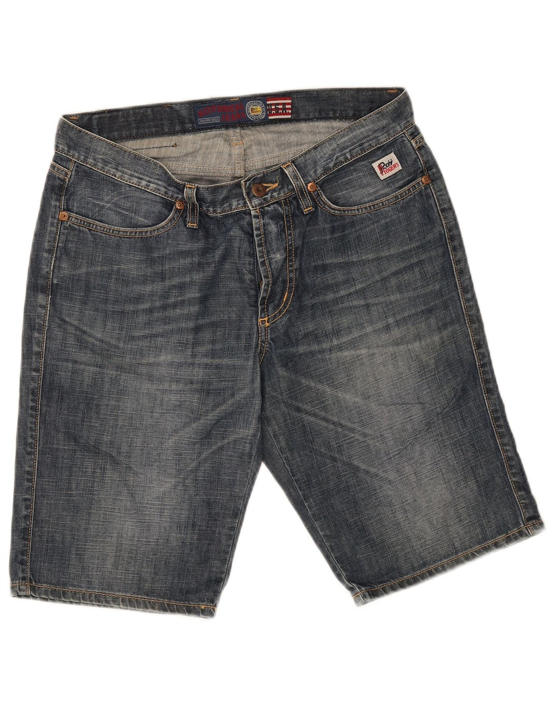 Pantaloni scurți de blugi Roy Rogers pentru femei IT 44 Medium W30 Bumbac albastru