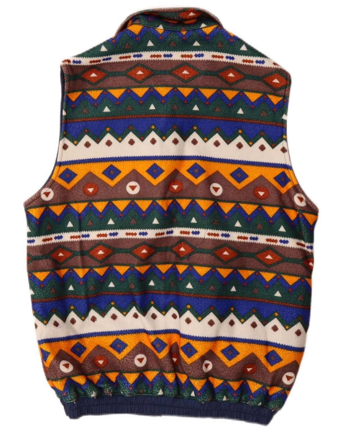VINTAGE Gilet reversibil pentru bărbați UK 38 Medium Bleumarin Poliamidă