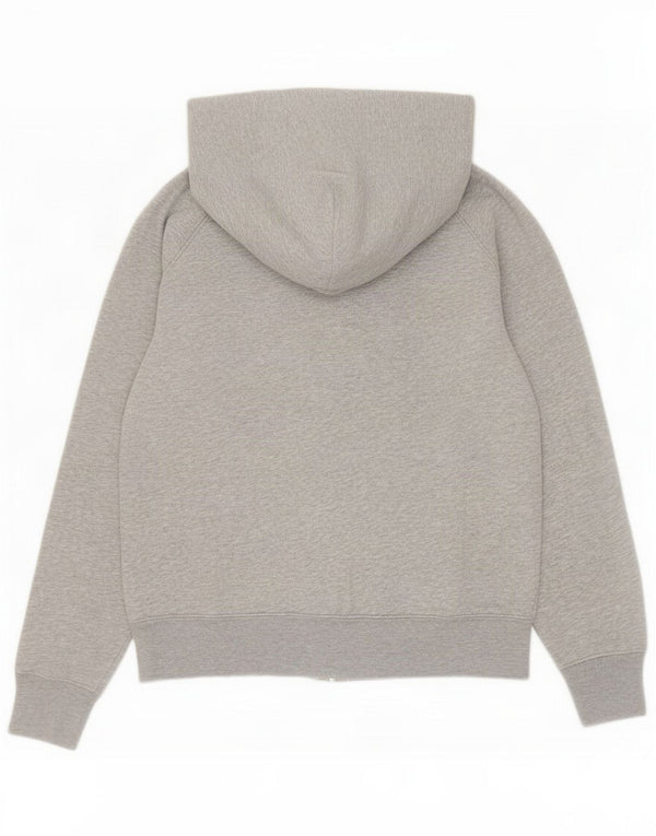 Pulover pentru femei Gap Graphic Zip Hoodie UK 14 Medium Gri Bumbac