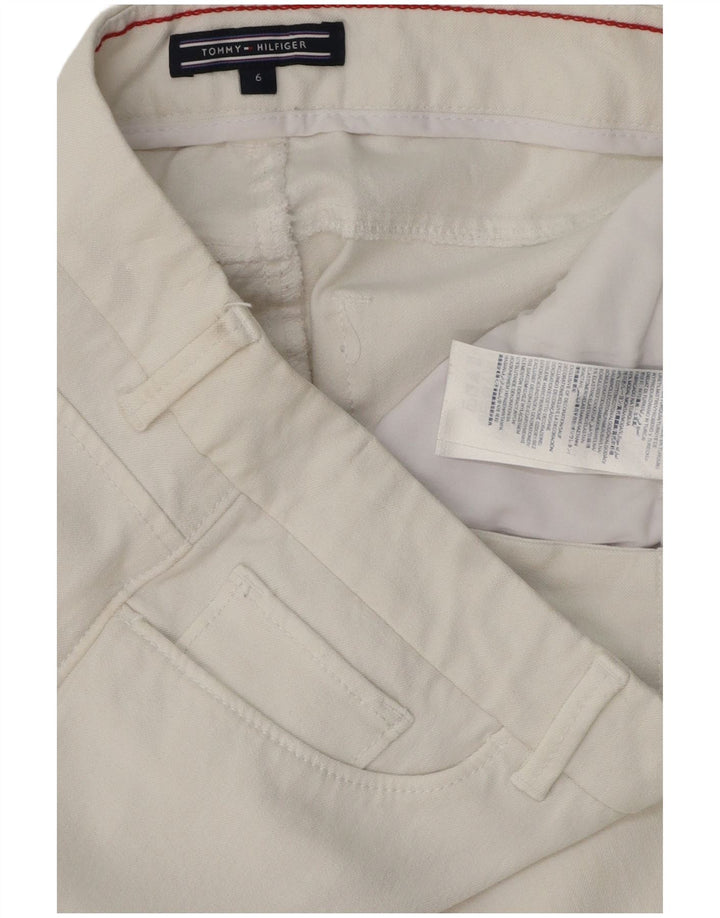 TOMMY HILFIGER Blugi skinny pentru femei US 6 Medium W28 L30 Bumbac alb