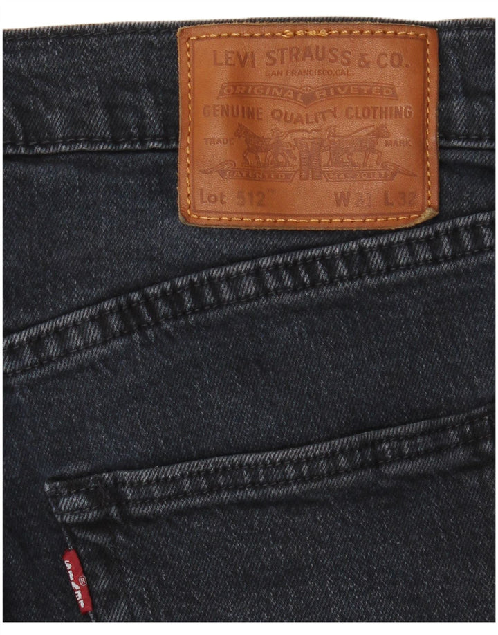 Blugi conici pentru bărbați Levi's 512 Slim Tapered W31 L26 Bleumarin