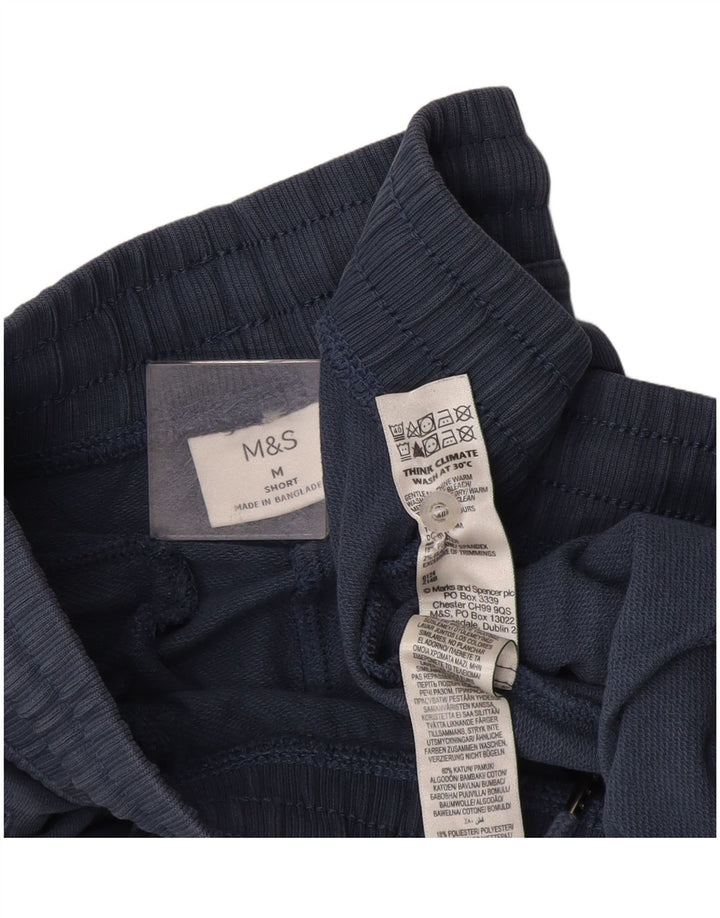 Pantaloni de trening pentru bărbați Marks & Spencer, bumbac mediu albastru bleumarin