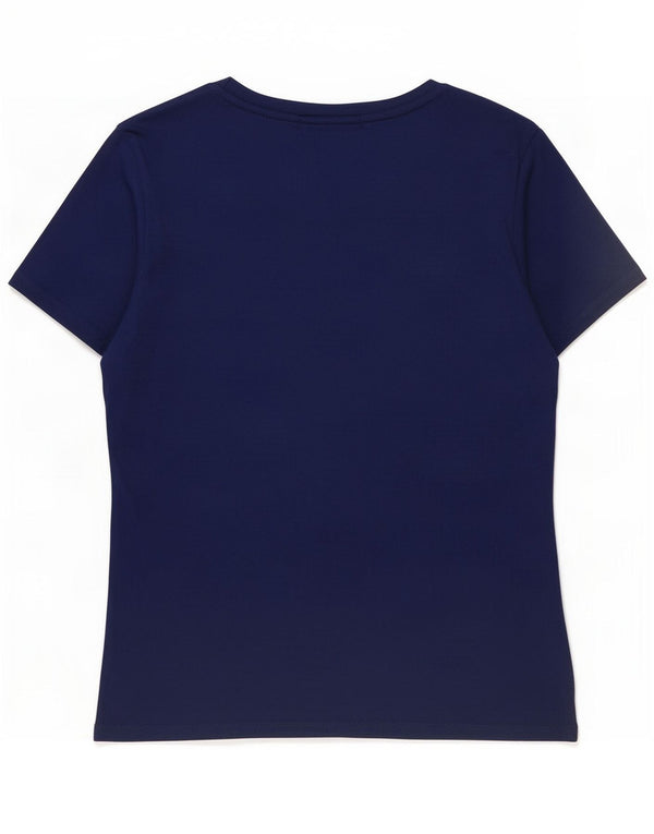 Tricou grafic Gant pentru femei Top UK 14, mare, albastru, bumbac