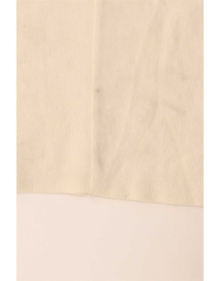 Pulover supradimensionat pentru femei Zara, cu gâtul turn, UK 10, mic, alb