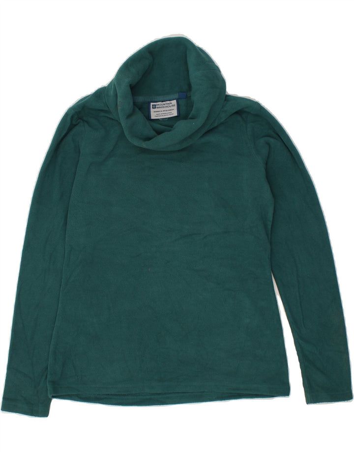 MOUNTAIN WAREHOUSE Womens Fleece Jumper UK 8 Small Green Polyester Vintage Mountain Warehouse and Second-Hand Mountain Warehouse from Messina Hembry 
