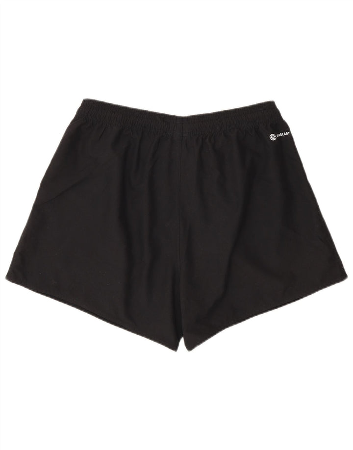 Pantaloni scurți sport pentru bărbați Adidas Aeroready Graphic, poliester mediu negru