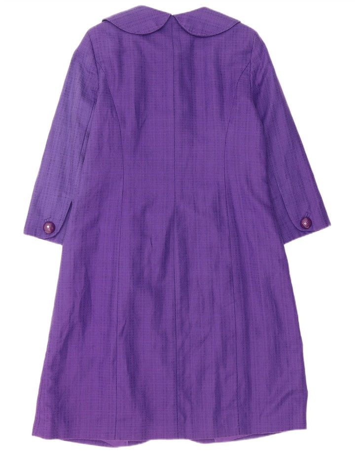 Palton pentru femei Monsoon UK 12, bumbac violet mediu