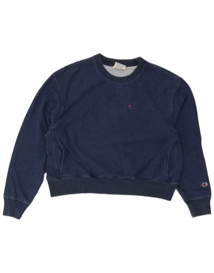 Pulover de hanorac supradimensionat pentru femei Champion UK 14 Medium Bleumarin