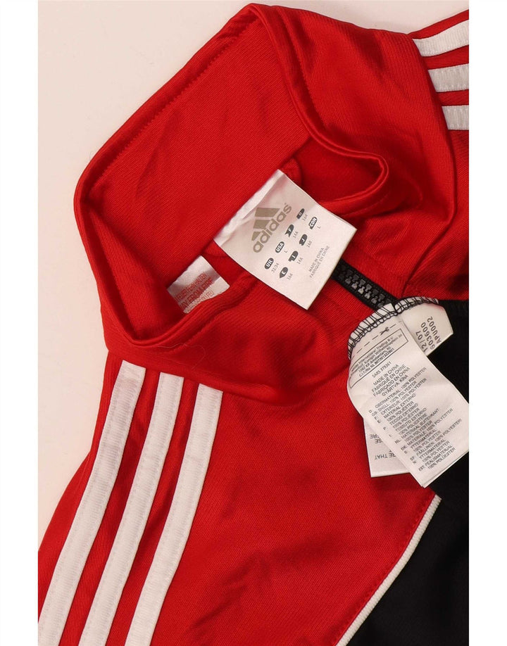 Jachetă de trening pentru băieți Adidas 13-14 ani, negru, poliester