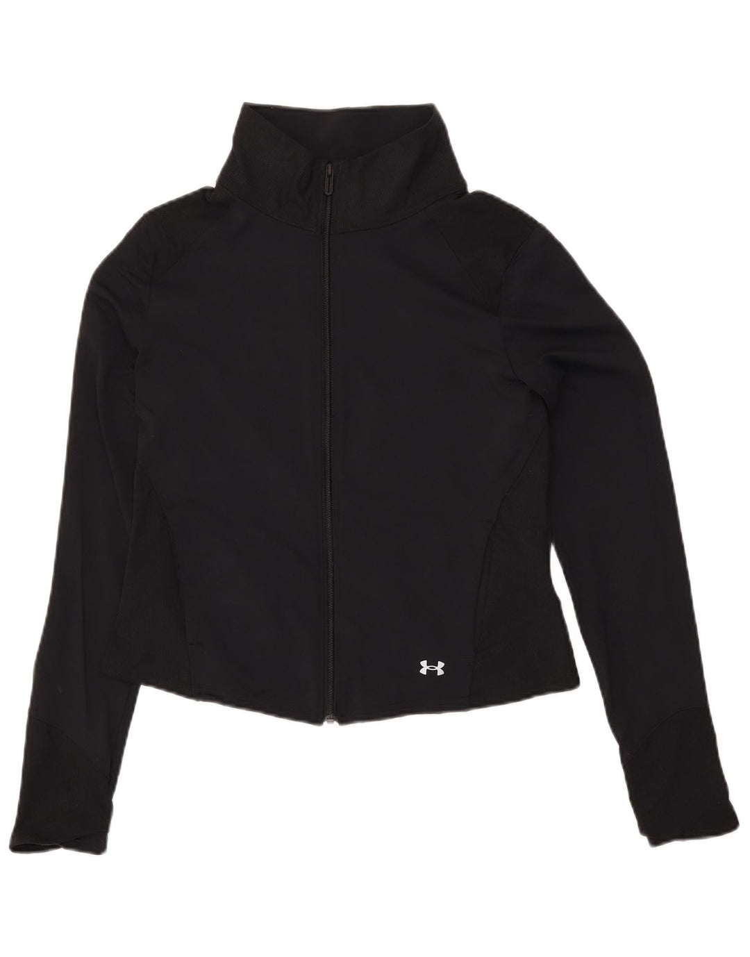 Jachetă de trening crop pentru femei UNDER ARMOUR UK 14, mare, negru, nailon