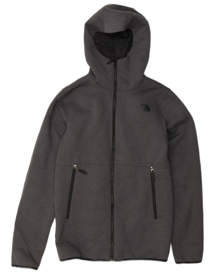 Jachetă căptușită cu glugă The North Face pentru bărbați UK 34 XS poliester gri
