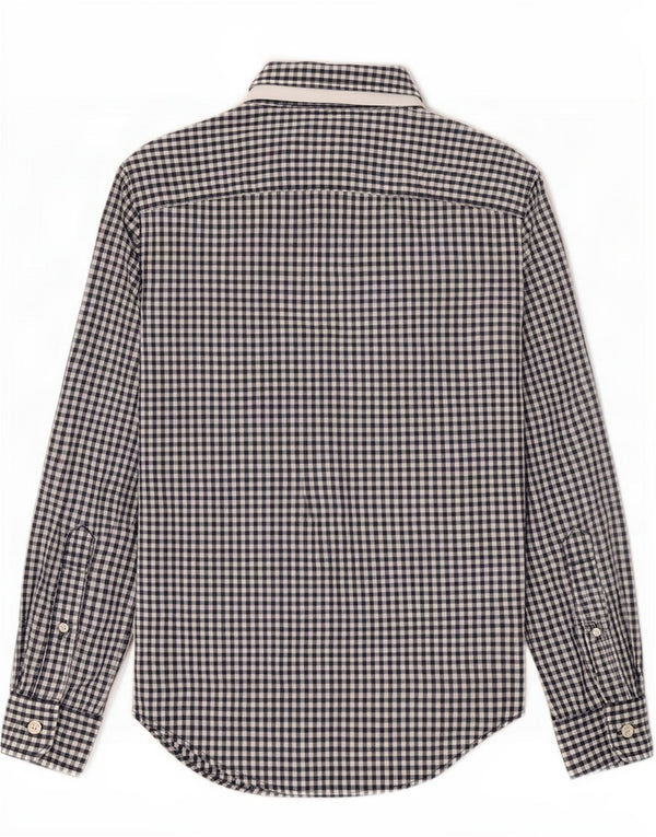 Cămașă pentru bărbați Abercrombie & Fitch XS bleumarin din bumbac vichy