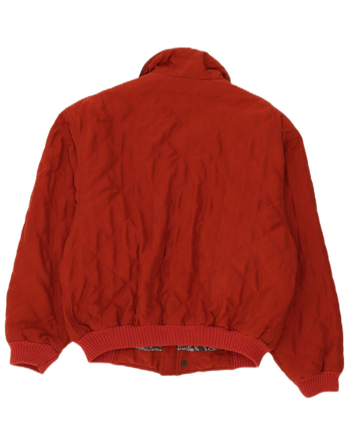 Jachetă bomber grafică pentru bărbați Chateu Beau Cedre IT 46 Small Red Colorblock