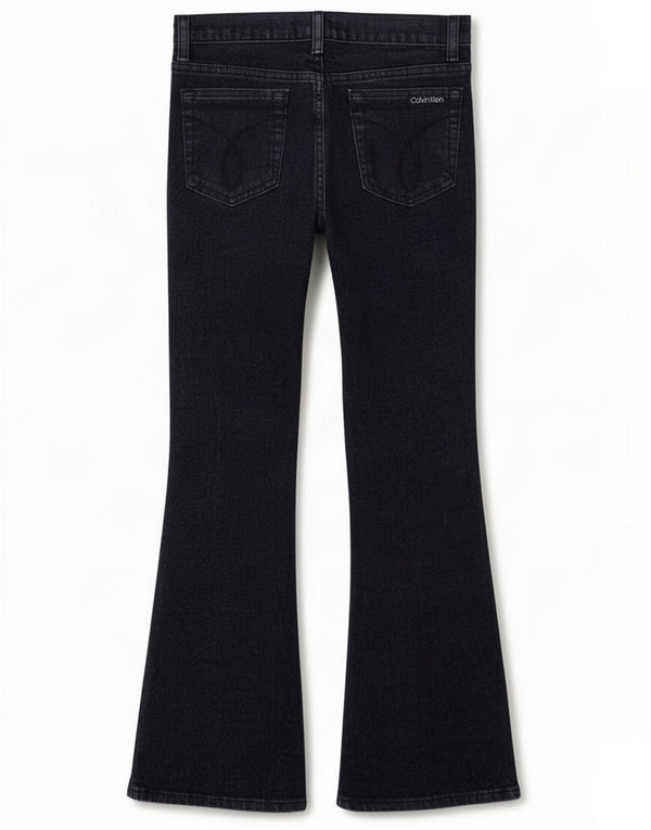 Calvin Klein Blugi evazați pentru femei US 6 Medium W28 L32 Bleumarin Bumbac