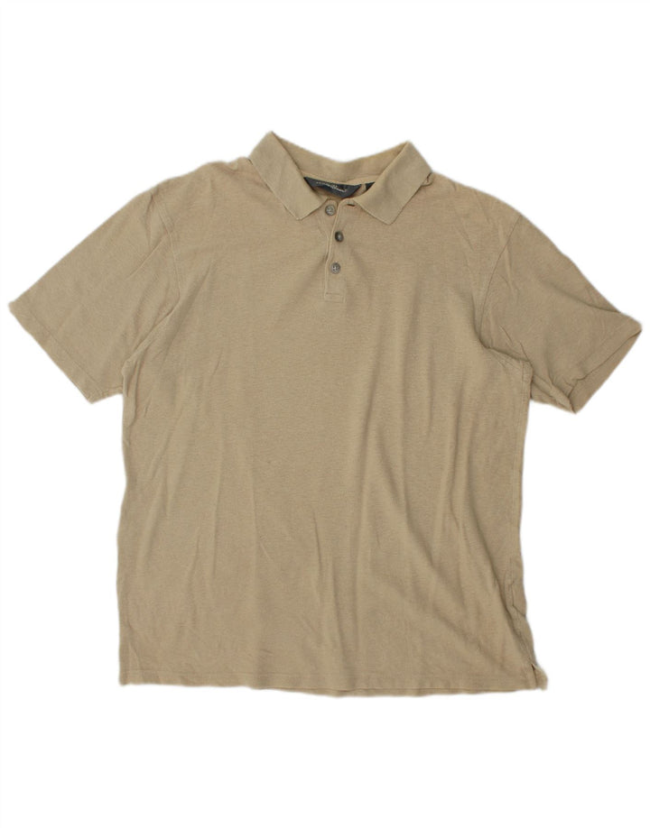 EDDIE BAUER Cămașă Polo pentru bărbați In Bej Mediu