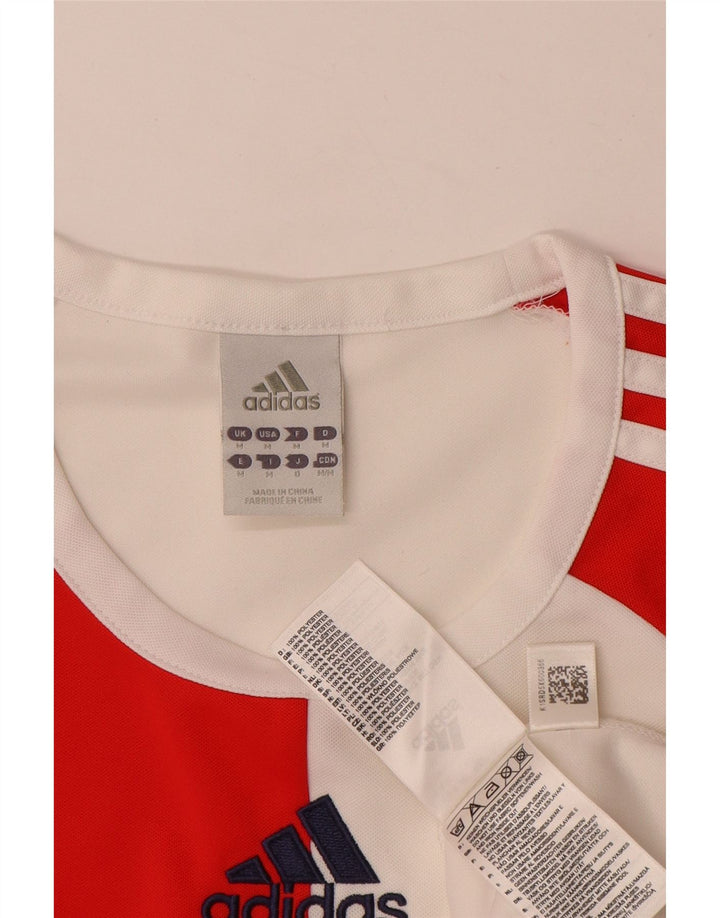 Tricou pentru bărbați Adidas Climalite Graphic Top Mediu Roșu Poliester Colorblock