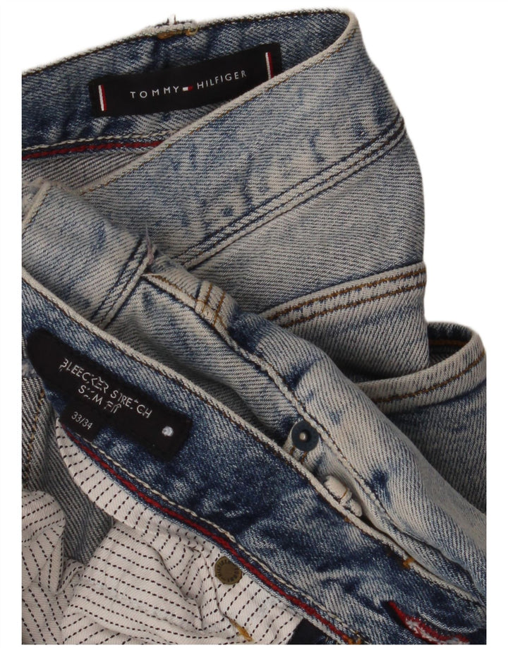 Blugi pentru bărbați Tommy Hilfiger Bleecker Slim W33 L34 Bumbac albastru