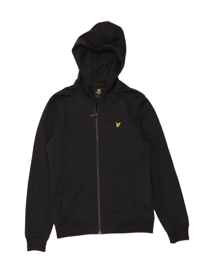 Mens Zip Hoodie Sweater Medium Vintage Lyle & Scott and Second-Hand Lyle & Scott from Messina Hembry 