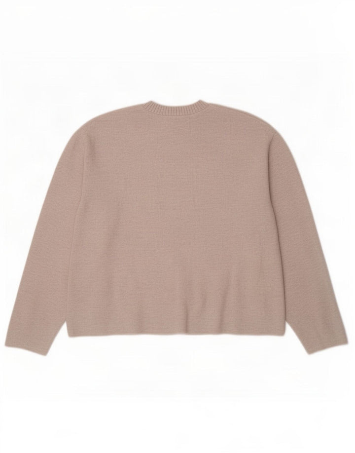 Bluză pentru femei Zara UK 14 Medium Bej Poliester