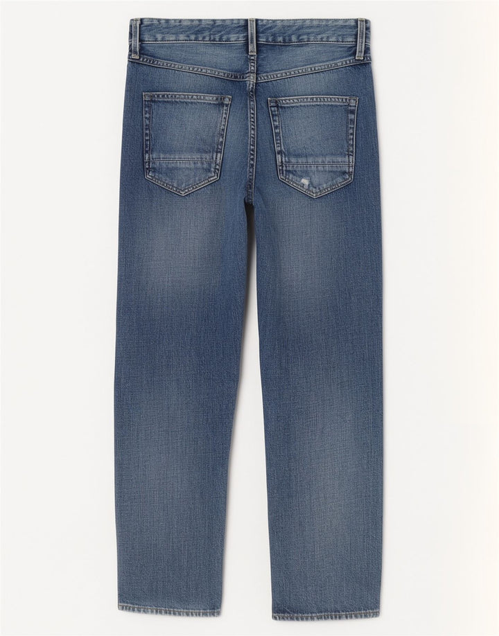 G-Star Blugi Distressed drepte pentru femei W24 L30 Bumbac albastru