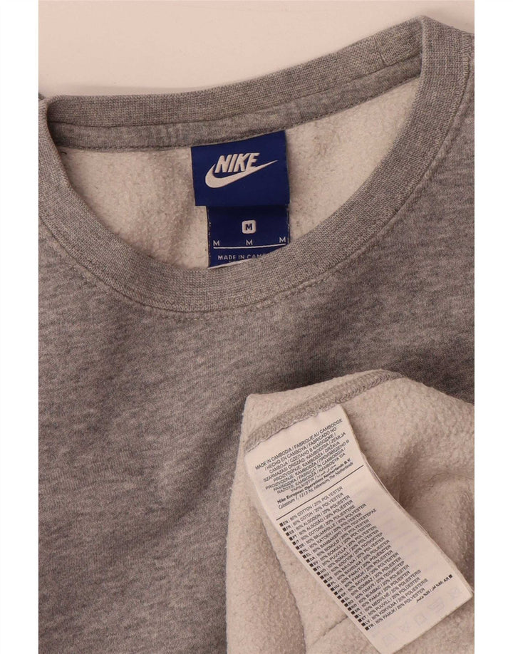Pulover Nike pentru bărbați, bumbac, gri mediu