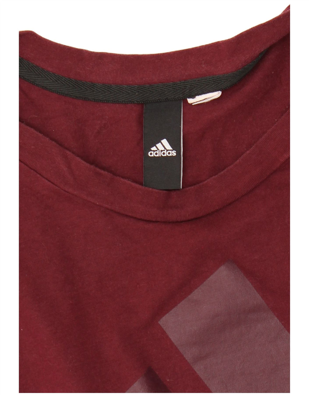 Tricou cu grafic pentru bărbați Adidas Top Large Burgundy