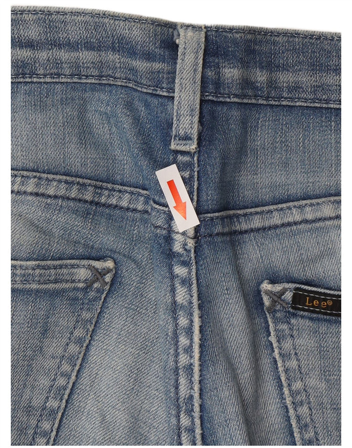Pantaloni scurți Lee Lowell Denim W30, bumbac albastru mediu