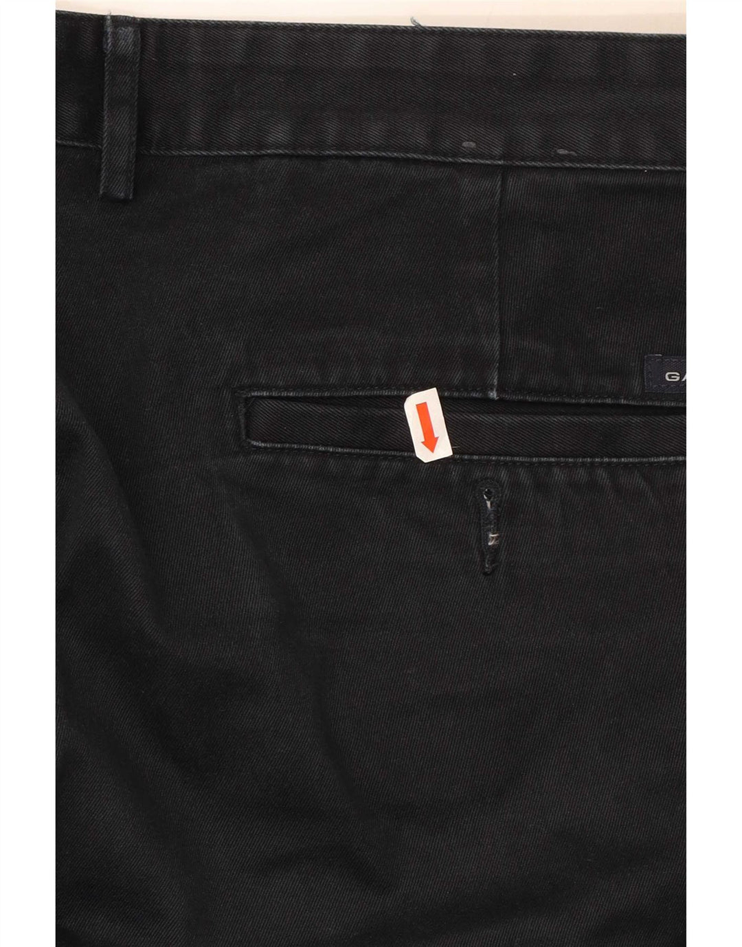 Pantaloni chino drepti pentru bărbați Gant W44 L32 negri