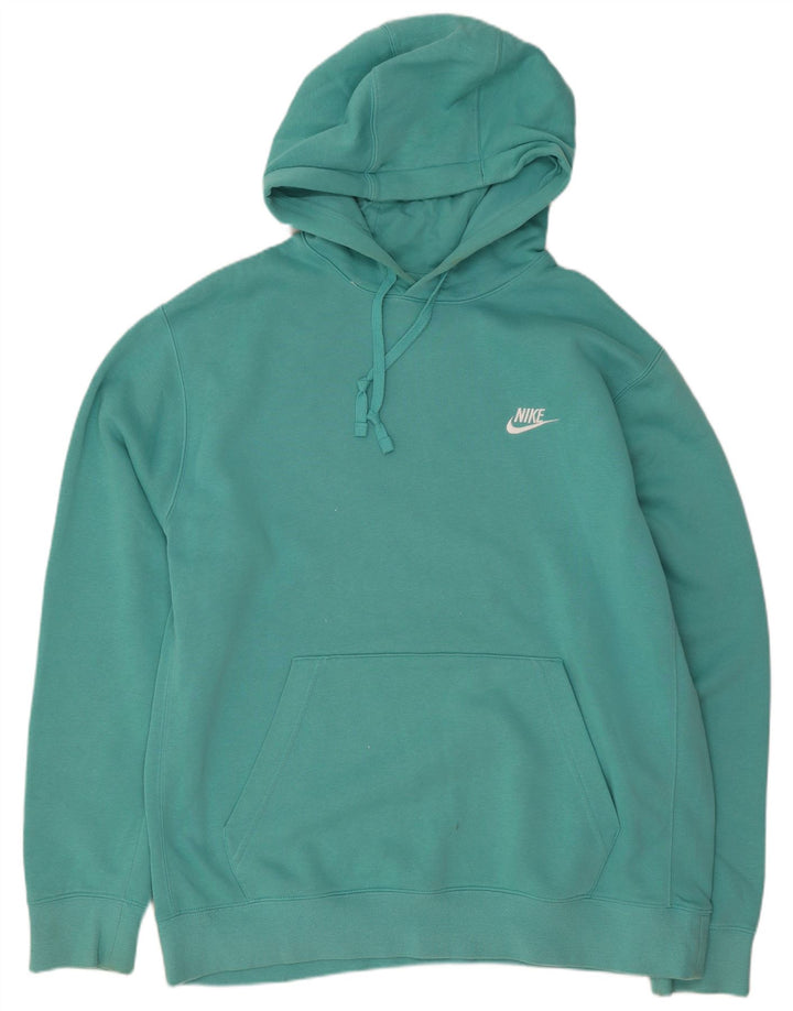 Pulover Nike pentru bărbați, bumbac turcoaz mare