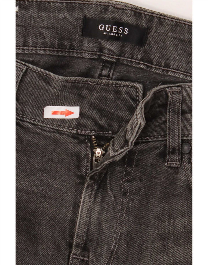 Blugi slim Guess Angels pentru bărbați W30 L32 bumbac gri