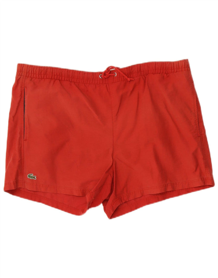 Pantaloni scurți de înot Lacoste pentru bărbați Mărimea 6 XL roșu