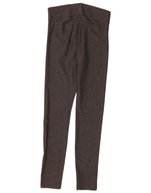 Leggings Under Armour pentru femei Heat Gear UK 12 Medium Gri Poliester Sport
