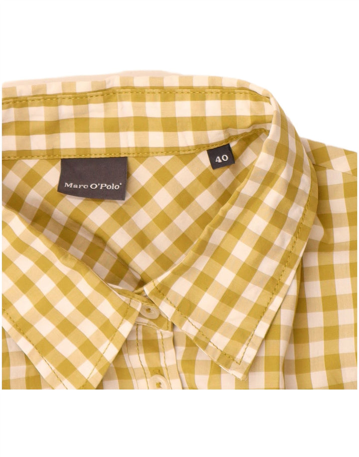 Cămașă supradimensionată pentru femei MARC O'POLO IT 40 Small Green Gingham Bumbac
