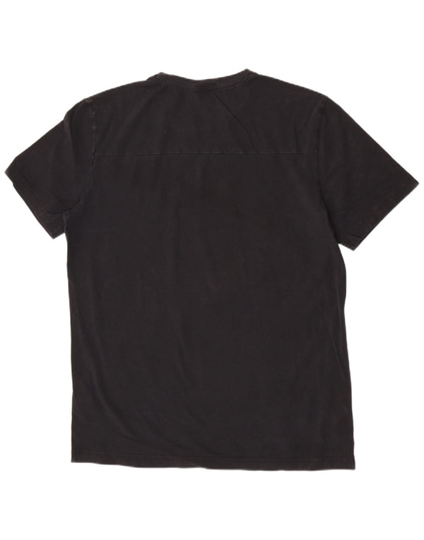 Tricou grafic pentru bărbați Hugo Boss Top XL bumbac negru