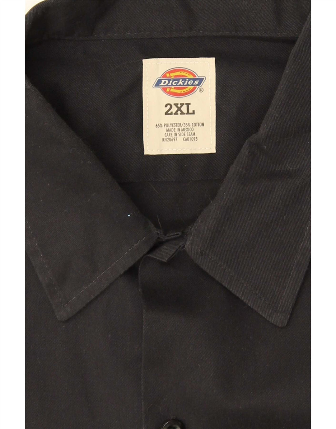Cămașă pentru bărbați Dickies 2XL poliester negru